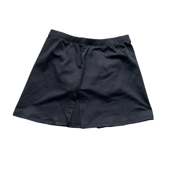 BP Designs Women's Black Mid Rise Silken Skort - Picture 1 of 5